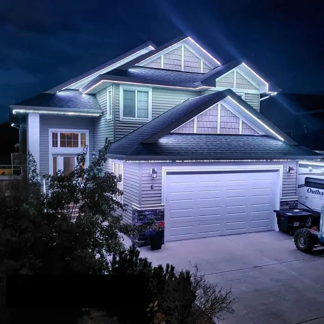 Alt view image 3 of 7 - LED Neon Rope Lights White 50FT 15M Flexible AC 110V 120V LED Strip Lights Outdoor Waterproof Plug-Play Neon Strip Lighting Dot Free Connectable Home Commercial Decor Neon Sign ETL FCC