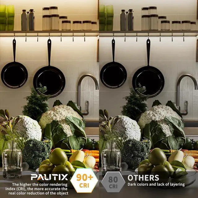 Alt view image 4 of 7 - COB LED Strip Light 3087LEDs 20ft/6.1m Natural White 4000K CRI90+ Super Bright High Lumen Lead-Free Material 24V Flexible LED Tape for Home&Office DIY Lighting Project(Adapter Not Included)