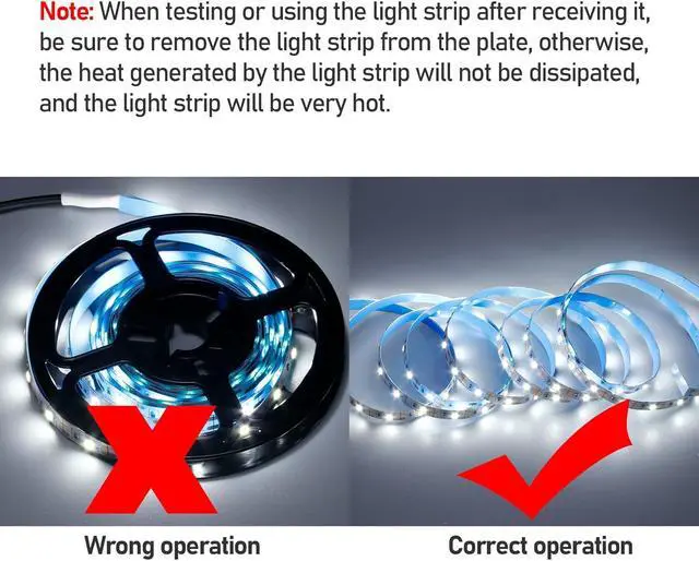 Alt view image 5 of 7 - USB LED Strip Light Cool White 6000K 5V USB Powered 13.12ft/4M 240LEDs Flexible SMD2835 High Brightness No-Waterproof IP20 LED Tape Lights(2pcs x 6.6ft)