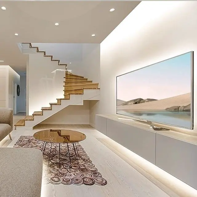 Alt view image 2 of 6 - White LED Strip Lights 16.4ft Dimmable Smart LED Light Strip 6500K Bright Daylight White Strong Adhesive 600 LEDs Flexible Tape Lights for Vantiy Mirror Kitchen Cabinet Bedroom