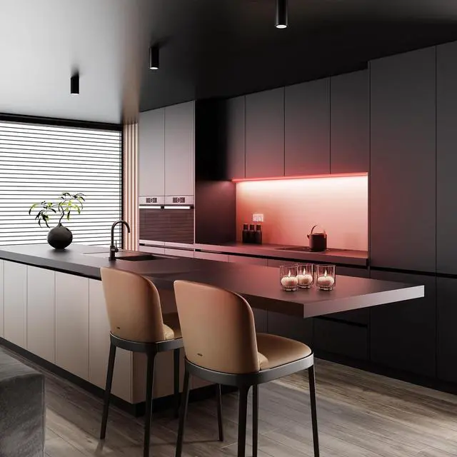 Alt view image 5 of 7 - 20ft Chasing & Tunable White LED Tape Light RGB Colors Dimmable Cut-to-Size Linkable Up to 40ft Remote Control Indoor/Outdoor Plug-in Light Strip Slim 0.4in Width TAPE240/CHASE