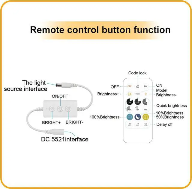 Alt view image 4 of 7 - COB LED Strip Lights Warm White 24V Dimmable led Light Strip KIT with Remote and app Control 2700K 9.84FT/3m 8mm Wide Ra>90 Cuttable Flexible Strip Lights for Bedroom TV Lights Cabinet