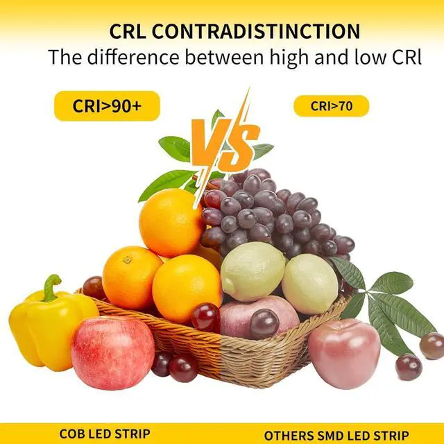 Alt view image 6 of 7 - COB LED Strip Lights Warm White 24V Dimmable led Light Strip KIT with Remote and app Control 2700K 32.8FT/2 * 5m 8mm Wide Ra>90 Cuttable Flexible Strip Lights for Bedroom Shelf Cabinet