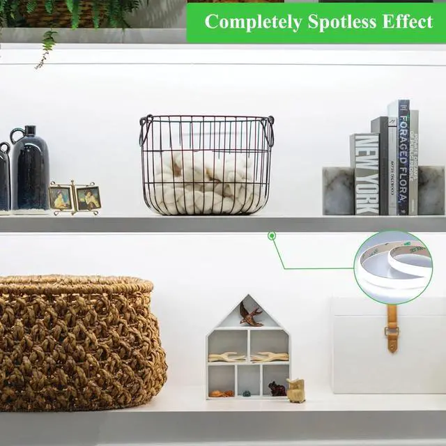 Alt view image 4 of 7 - Diffused COB LED Light Strip 24V 6000K Cool White 16.4FT 543LM/FT Super Bright UL Premium Milky White Gel Coated Waterproof LED Tape Spotless 1400LEDs 100W Dimmable CRI 92+