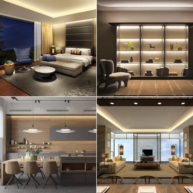 Alt view image 7 of 7 - COB LED Strip Light 16.4FT 12V 3000k Narrow Width 5mm Super Bright CRI 90+ Dotless LED Tape Light 400LEDs/M Cuttable Flexible Dimmable Light Strip for Indoor Home Decor (No Power Supply)