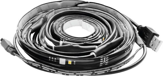 Alt view image 2 of 7 - LED TV Tape Light Color Changing Strip Light with Remote No App or Wi-Fi Required 84in (1 Pack)