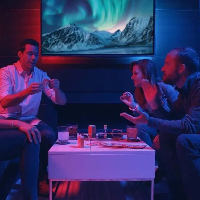 Alt view image 6 of 7 - LED TV Tape Light Color Changing Strip Light with Remote No App or Wi-Fi Required 84in (1 Pack)