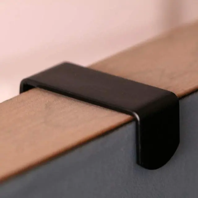 Alt view image 4 of 6 - Over The Door Hooks Coat Rack for Hanging Clothes Hat Towel (Heavy Duty Black 1pcs)
