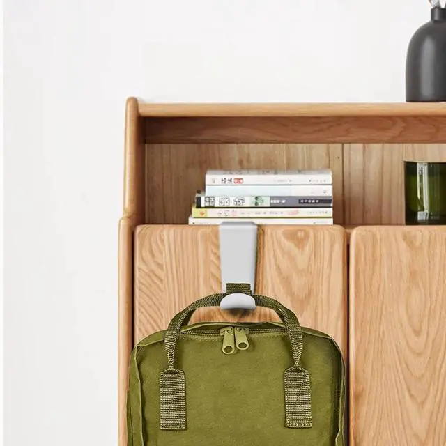 Alt view image 5 of 7 - Over The Door Hooks Hangers Laundry Hanger White Plastic 2 Pack Coats Towels Clothes White