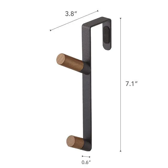 Alt view image 7 of 7 - Yamazaki Home Over-The-Door Hook Steel Over-The-Door No Assembly Req.