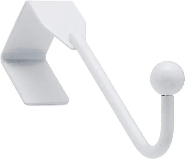 Main image of Hardware BP9990130 Utility Over The Door Metal Hook 1 in (25.5 mm) White