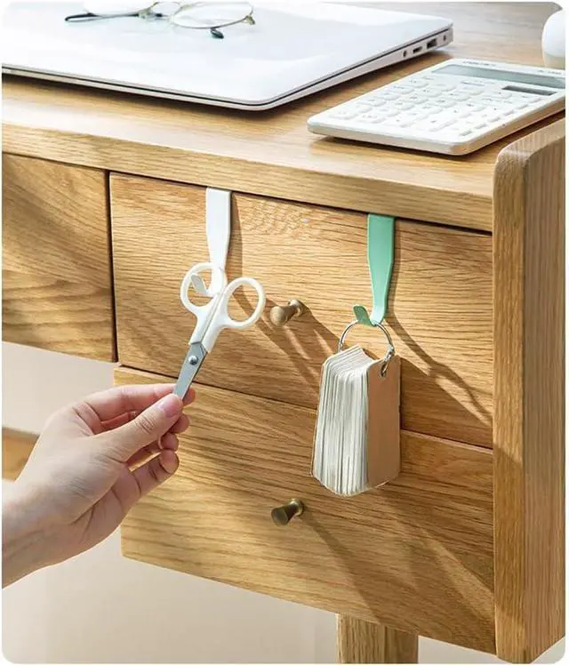 Alt view image 5 of 7 - Over The Cabinet Door Hooks Door Hanger 4Pack Single HookThickness Over 0.8Inch is Not Suitable