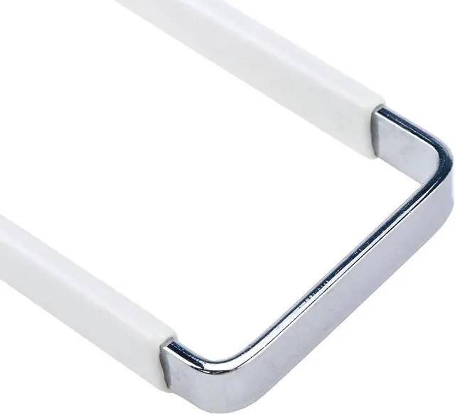 Alt view image 4 of 5 - Double Sided Over The Door Hooks 2 Pack Towel Coat Hooks Door Hanger Hook for Hanging Clothes Towel Hats Bags Wreath - White