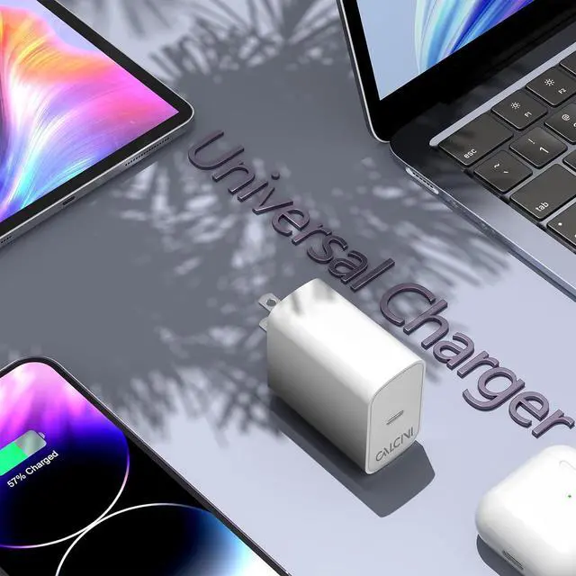 Alt view image 5 of 7 - USB C Charger 65W Type C Fast Charger for MacBook Pro Galaxy  iPhone 15 iPad Pro and More