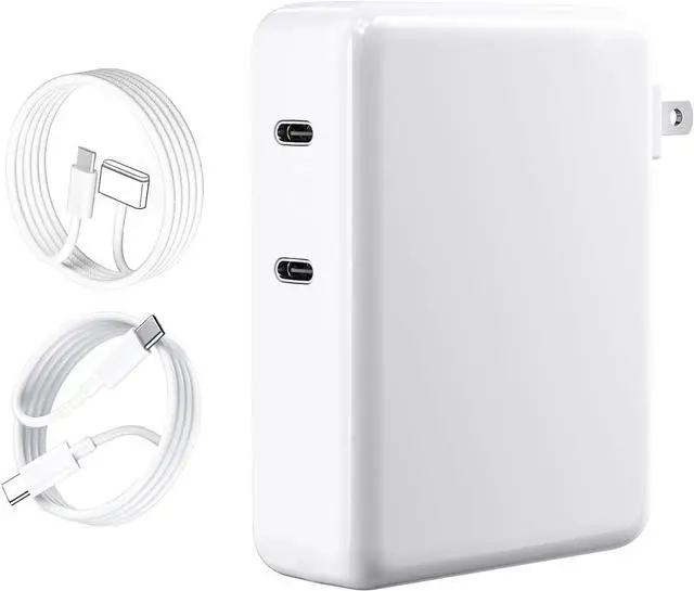 Main image of Mac Book Pro Charger - 280W 2 Port 140W+140W USB C Fast Charger Compatible with Mac Book Pro/Air 16 15 14 13 inch M1 M2 M3 M4 Series and All USB C Device with 6.6FT Type C Cable & Magnetic 3 Cable