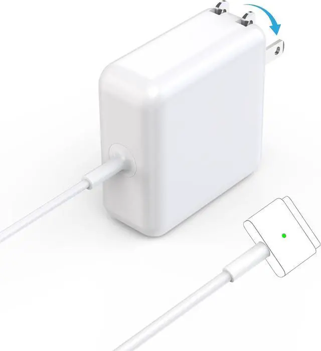 Main image of Mac Book Air Charger 45W Power Adapter Magnetic Mag2 AC 45W Fast T-Tip Shape Connector Power Adapter Laptop Charger Compatible with Mac Book Air 11-inch and 13-inch 2012 2013 2014 2015 2016 2017