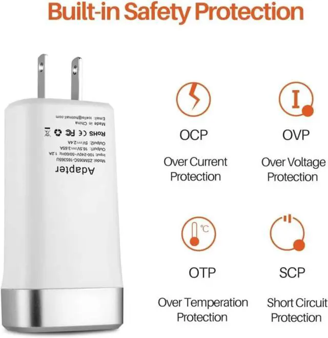 Alt view image 3 of 7 - 45W 60W Mini Charger Compatible with Mac Book Air 11/13 inch Magnetic 1st-Gen L Type Connector Portable Travel Replacement USB Adapter A1374 A1244 A1370 A1369 A1377 A1237 (Before Mid 2012)
