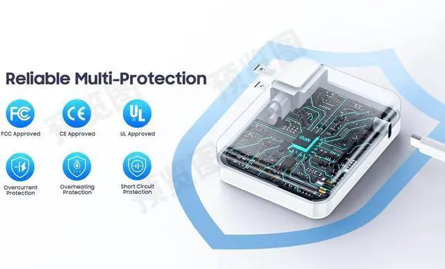 Alt view image 5 of 7 - (PD-140W USB-C) Charger for MacBook Pro 14 16(2021 2022 2023) 2024 MacBook pro M4 MacBook Air 13 15 (2022 2023 2024 M1 M2 M3 ) 96W Power Adapter (PD-98W)