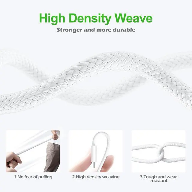 Alt view image 5 of 7 - 140W USB-C to Magnetic 3 Safe Charging Cable(2 M/6.6 ft) for M4 MacBook Air Pro Charger Magnetic Charger Cord for MacBook Pro (16/142024/2023/2021) Air (15/13M4 2025 M3 2024 M2 2023 M2 2022)