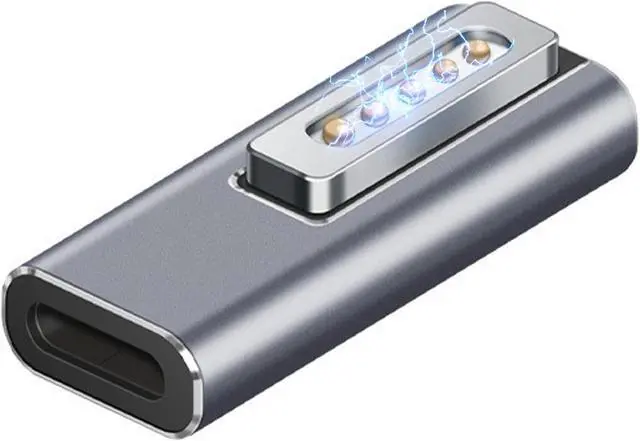 Main image of 100W Magnetic Charger for MacBook Air - Mag netic L-Tip USB C Female to T-Tip Male Adapter Fast Charging Type-C PD Power Converter Safe 2 Support for MacBook Pro Air 2013-2015 2017 A1465 A1466