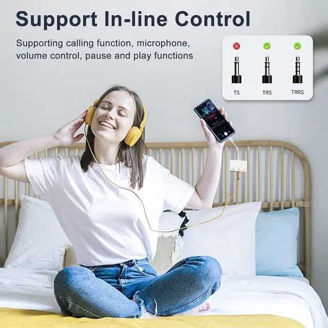 Alt view image 4 of 7 - USB C to 3.5mm Jack Headphone Adapter with Charger OTG Cable Adapter Type C to Aux Audio Earphones Splitter for  Galaxy S22 Ultra S21 S20 i-Pad Pro Air Pixel 4 Laptops