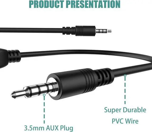 Alt view image 3 of 7 - USB to Aux Audio Adapter 2PCS 3.5mm Male to USB Female for Playing Music with U-Disk in Your Car orked only When Your CAR 3.5mm AUX Port Must has Audio decoding Function- No Power Supply