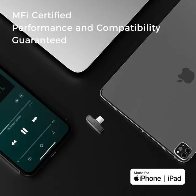 Alt view image 5 of 7 - QCC Dongle Pro [MFi Certified] USB-C Bluetooth Audio Adapter with LDAC aptX Lossless&aptX-Adaptive Low Latency Bluetooth 5.4 Dongle for PS5 Wireless Lossless Transmitter for PC/Headphones