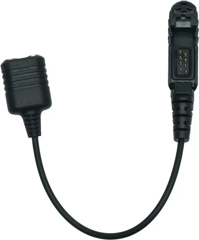 Main image of Xpr 3500e Audio Adapter Cable to 2 Pin K Plug Converter for Motorola Radios XPR3500 XPR3000 XPR3300 XPR3300e XPR3500e Walkie Talkie