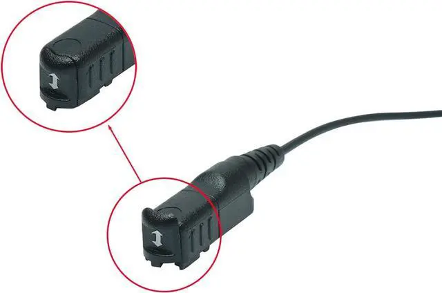 Alt view image 4 of 5 - Xpr 3500e Audio Adapter Cable to 2 Pin K Plug Converter for Motorola Radios XPR3500 XPR3000 XPR3300 XPR3300e XPR3500e Walkie Talkie
