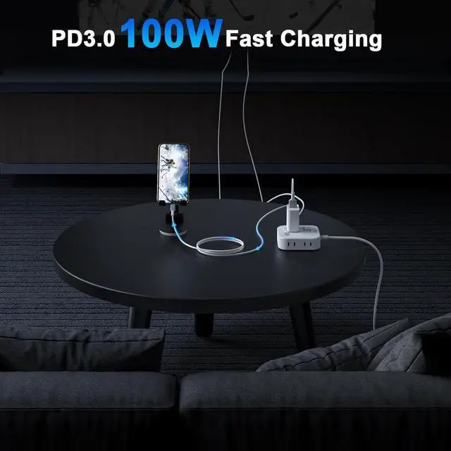 Alt view image 2 of 7 - USB C to HDMI Cable Adapter for iPhone 17 to TV [ MFi Certified] 1080P Type C Digital AV Adapter Cord with USB Charging Port Compatible for iPhone 17 16 15 Pro Max to HDTV Projector Monitor 6ft