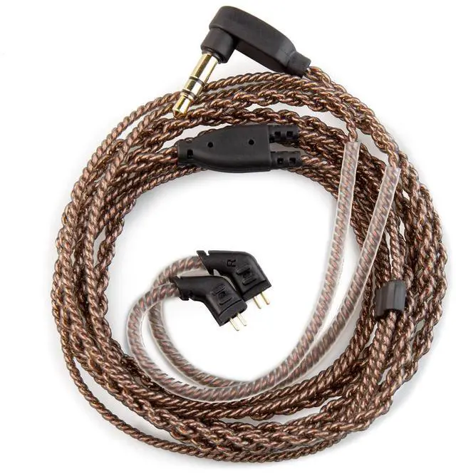 Main image of KZ CCA 2PIN IEM Earphone Cable 4 Core High-Purity Copper Twisted IEMs Replacement Cable Earbud Headphone Replacement Copper Extension Cable for KZ ZST ZSTX EDX ES4 AS10 CCA C10 C16 TRN V80 V90