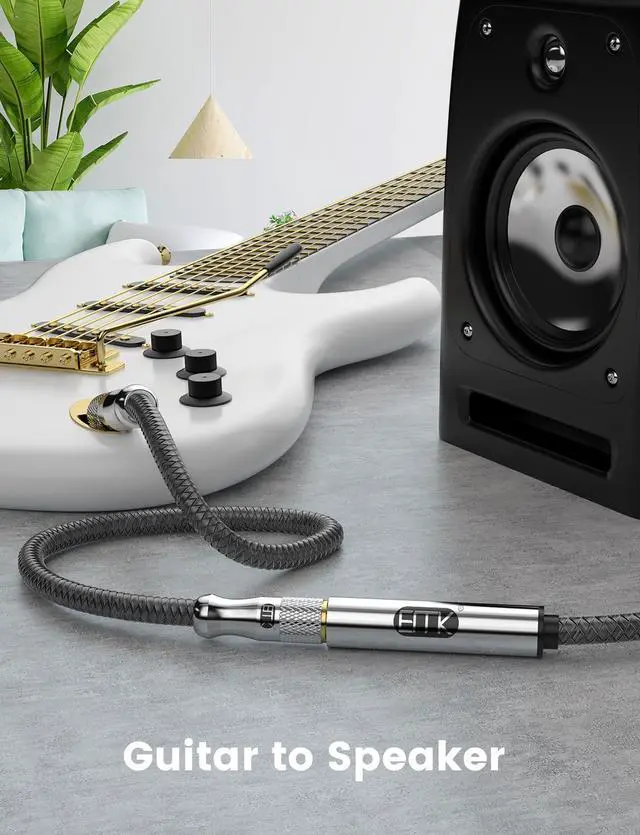 Alt view image 6 of 6 - Premium 1/4 (6.35mm) Male to Female Stereo Extension Cable (4Ft/1.2M) - Gold-Plated Quarter Inch Headphone/Guitar/Audio Extension Cord for Studio Equipment Amplifiers & Instruments