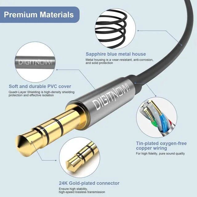 Alt view image 7 of 7 - Headphone Extension Cable 3.5mm TRS Male to Female Stereo Extension Cord Adapter 1/8 Male to 1/8 Female Audio Aux Jack Extender for Amplifiers Guitar Keyboard Piano Home Theater Mixing Console