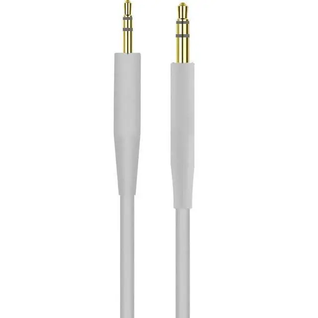 Alt view image 5 of 6 - Replacement Audio Cable Cord Extension Wire for  QuietComfort QC25 QC35 Headphones with in line Mic Volume Control (No mic Grey)