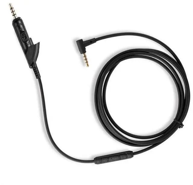 Alt view image 5 of 5 - Replacement Audio Extension Cable Cord Wire only for  QuietComfort QC15 Headphones with in line Mic (Black)