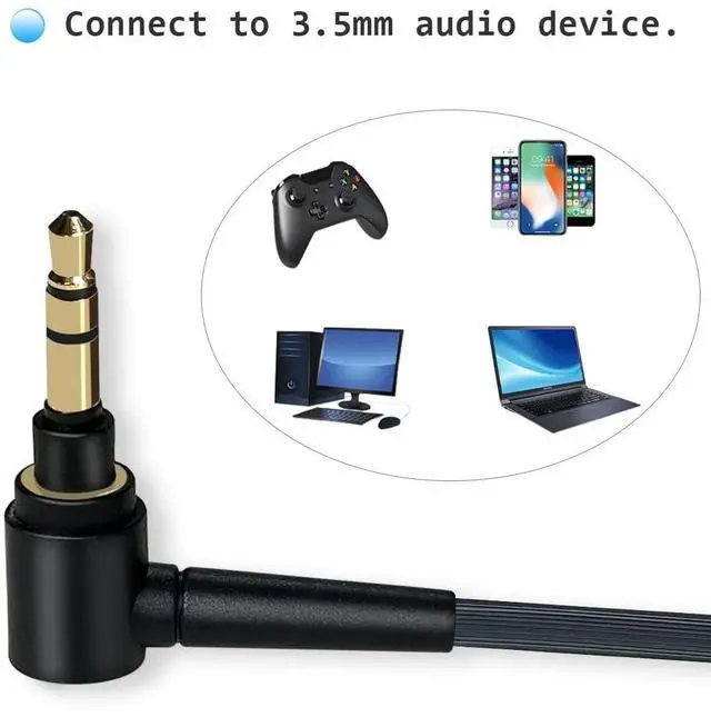 Alt view image 3 of 6 - WH-1000XM4 Replacement Headphone Cable Compatible with Sony WH-1000xm5 WH-1000xm4 WH-1000xm3 MDR-1A Cord Compatible with Sony MDR-XB950BT MDR-XB950N1 MDR-ZX770BN WH-xb910n WH-CH700N Headphone