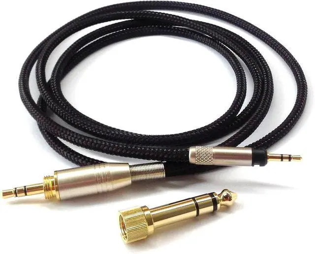 Alt view image 6 of 7 - Replacement Audio Upgrade Cable Compatible with Sennheiser HD598 HD598Cs HD560s HD598SE HD620S HD400PRO HD599 HD569 HD579 HD505 Headphones 1.5meters/4.9feet