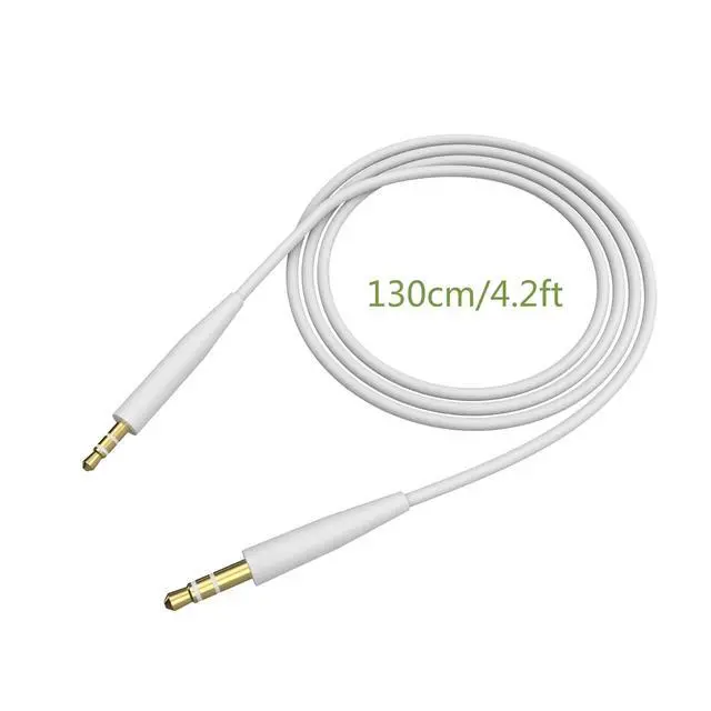 Alt view image 5 of 7 - QC45 Audio Cord Replacement 2.5mm Stereo Jack Cables for  On-Ear 2 OE2i QuietComfort45 QC25 QC35II QC35 Soundlink SoundlinkII SoundTrue NC700 Headphones(White)