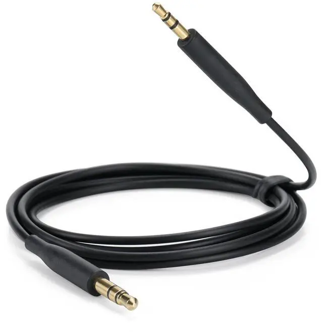 Main image of Replacement Aux Cable Cord Wire 3.5mm to 2.5mm for  NC700 QuietComfort QC25 QC35 QC35II QC45 Headphones (No Mic) (Black)