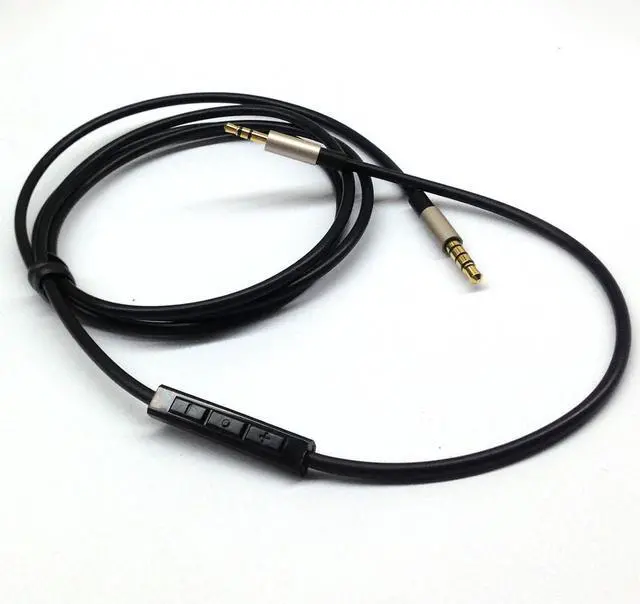 Alt view image 4 of 5 - Replacement Cable Compatible with JBL Synchros S300 S300I S700 S500 S400BT J56BT E40BT E30 E40 S400BT E50BT Headphone Remote Volume Mic Compatible with iPhone only