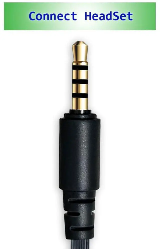 Alt view image 4 of 7 - Replacement Audio Aux Cable for  BlackShark V2 Pro Wireless Gaming headsets (Black)