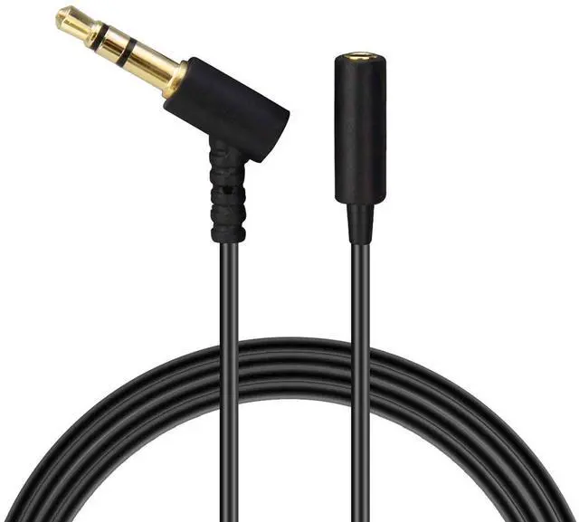 Main image of Headphones Extension Cable Cord Line 3.5mm Audio Splitter Wire 3.5mm Male to Female Replacement Stereo Audio Cable Aux Extension Cords Compatible with  QuietComfort QC45 QC35II QC35 QC25 QC15- 4FT