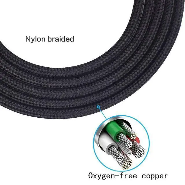 Alt view image 3 of 7 - Replacement UNP PC GSP600 Headphones Audio Cable Extension Cord Compatible with Sennheiser G4ME ONE Game Zero PC 373D GSP 350 GSP 500 GSP 600 Gaming Headsets (2m/6.6ft)