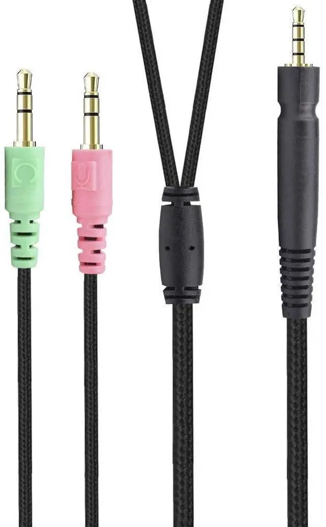 Alt view image 6 of 7 - Replacement UNP PC GSP600 Headphones Audio Cable Extension Cord Compatible with Sennheiser G4ME ONE Game Zero PC 373D GSP 350 GSP 500 GSP 600 Gaming Headsets (2m/6.6ft)