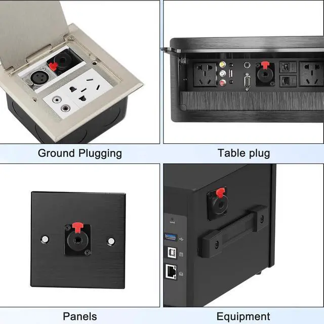 Alt view image 6 of 7 - D-Type 6.35mm 1/4 Female Panel Mount to 6.35mm Male Stereo Connector Cable 6.35mm TRS Female Socket to 6.35mm TRS Male Adapter Cord Speaker Headphone Extension Cable-0.5M/1.6FT Red