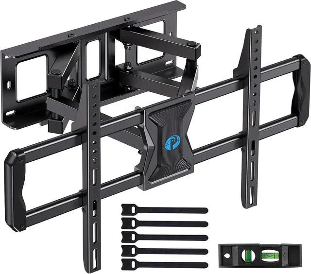Main image of Full-Motion TV Wall Mount for Most 3775 Inch TVs up to 100 lbs Wall Mount TV Bracket with Dual Articulating Arms Extension Swivel Tilt Fits 16 Wood Studs 600 x 400mm Max VESA PILF8