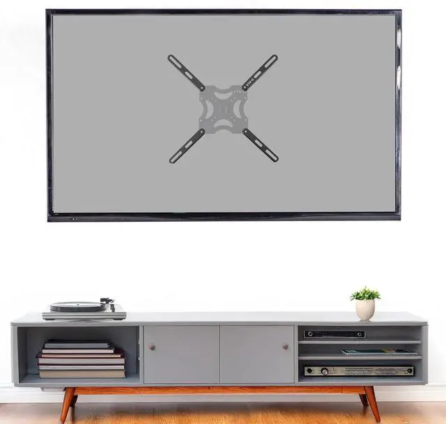 Alt view image 4 of 7 - Steel VESA Extension Mount Adapter Brackets for Screens 32 to 55 inch LCD LED TV Conversion Plate Kit for VESA up to 400x400mm (MOUNT-AD400B)