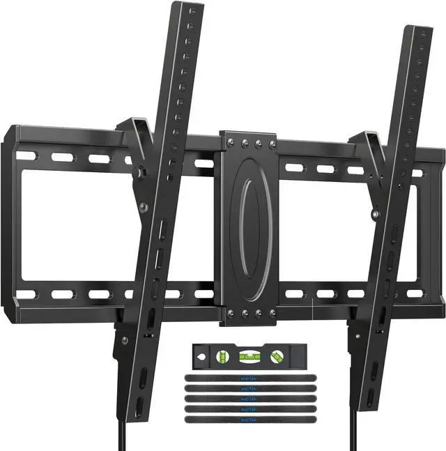 Main image of Suptek Tilt TV Wall Mount Bracket for Most 37-82 inch TV, Universal Mount with Max 600x400mm VESA and 132lbs Loading Capacity, Fits Studs 24" Apart, Low Profile with Magnetic Bubble Level (MT5082)