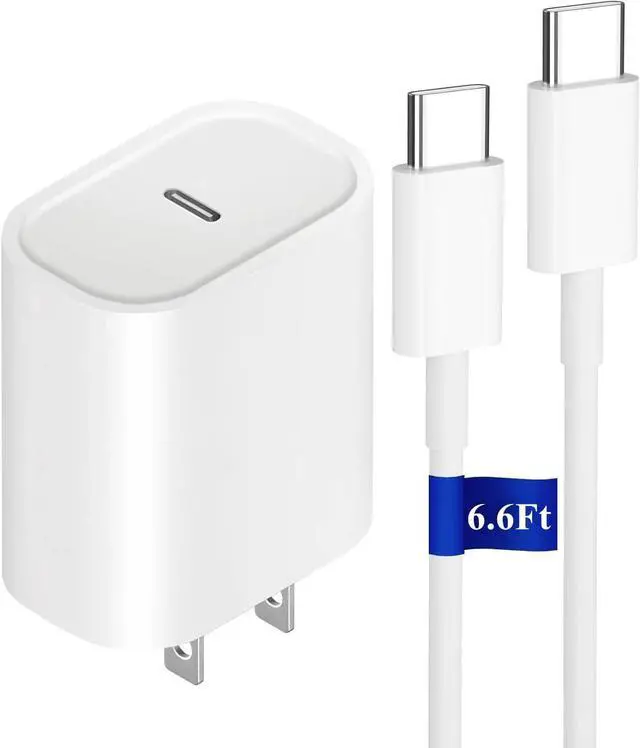 Alt view image 7 of 7 - USB C Fast Charger for  Galaxy Tab S11 10 S9 S8 S7 S6 S5e S4 Tab A7 10.4 A9+ 12.4 A8 10.5 Tab A 10.1 Tab A 8.4 8.0 Tablet Charger with 6.6Ft USB-C Cord 20W PD Power Adapter