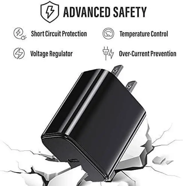 Alt view image 2 of 4 - 18W 15W Fast Charging USB-C Charger Fit for  Galaxy-Tab S6 Lite (2024) SM-P620 WiFi SM-P625 Wi-Fi/LTE Tablet Type C Power Adapter Charging Cord Cable